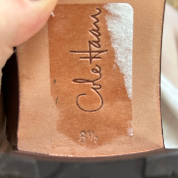 *SOLD* Cole Haan Cherry Brown Mid Calf Boots - Picture 4 of 5